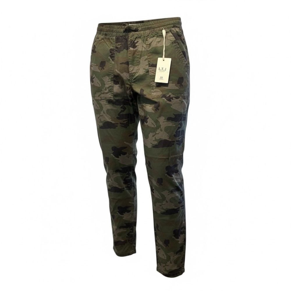NWT Anthropologie Women’s Pull On Drawstring Camo Pants Pockets - Size Small - Picture 5 of 10